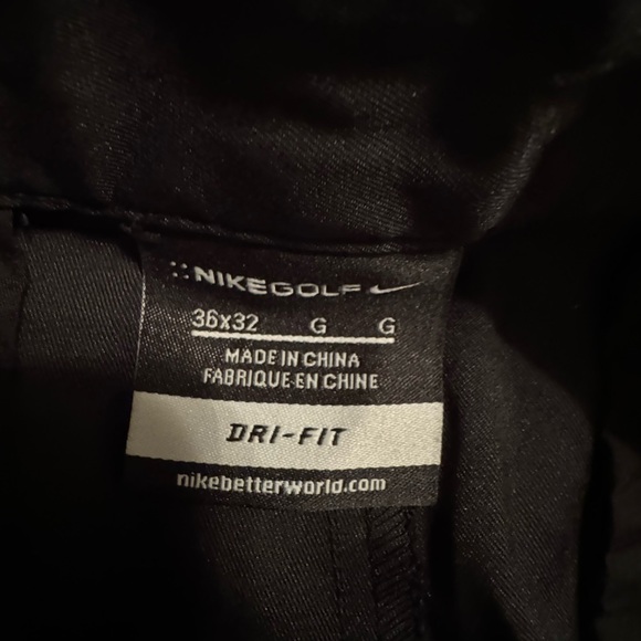 Men’s Nike golf pants, black size 36/32 - Picture 2 of 3